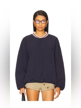 Lioness sweetness jersey top in navy